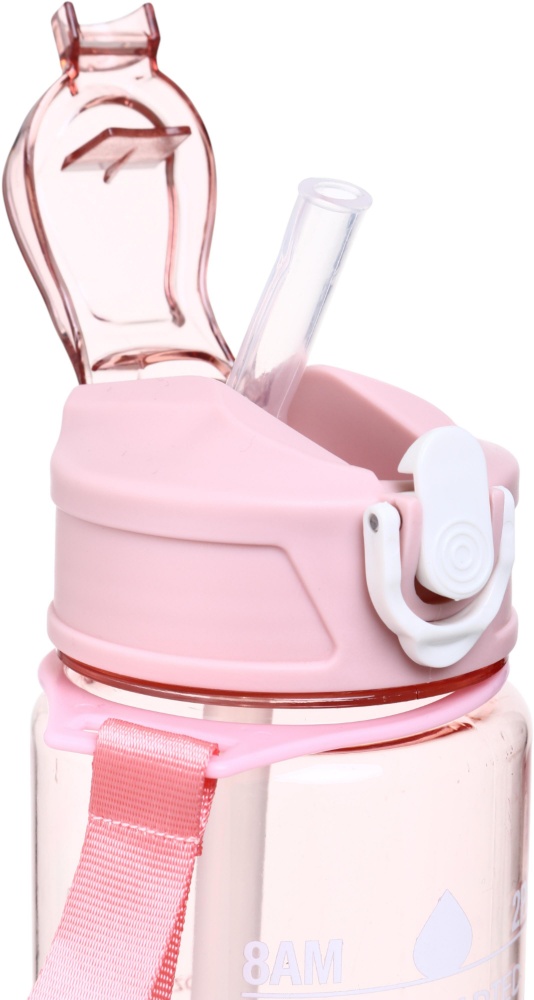 Пляшка для води Maxmark Motivation 750 мл рожева