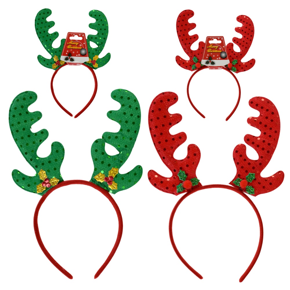 Аксессуар для карнавала Shantou Обруч оленьи рога E2419 в ассортименте