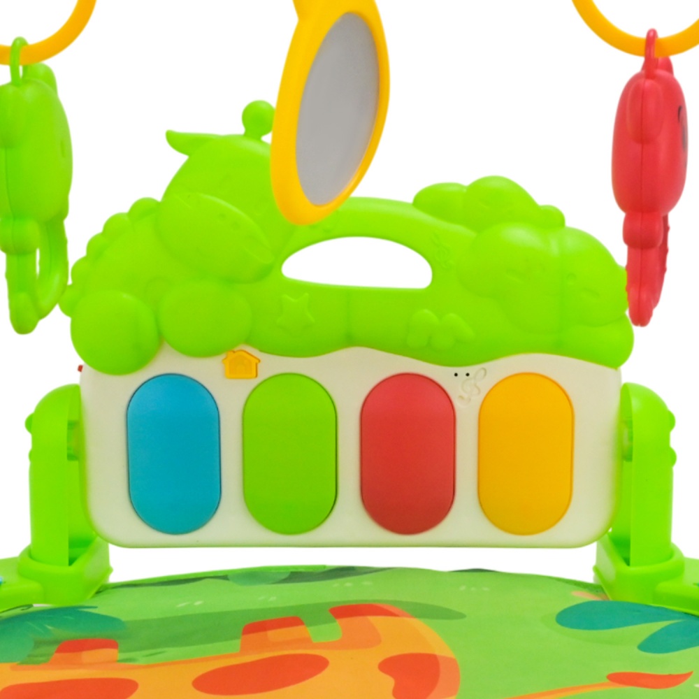 Игровой коврик Shantou с погремушками + музыкальная панель с большими клавишами YT610