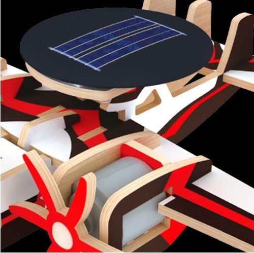 Конструктор Robotime самолет раннего предупреждения на солнечых батарейках P340S