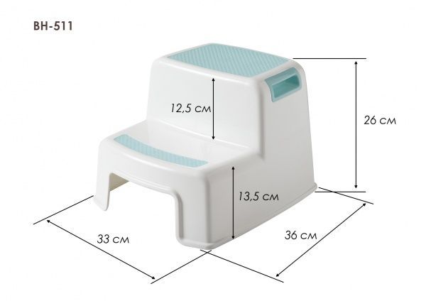 Ступеньки Babyhood в ванную Премиум BH-511T