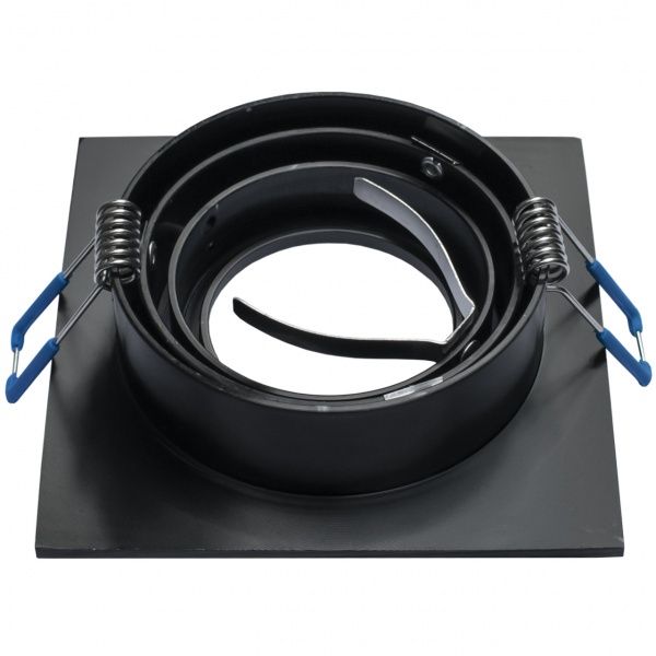 Светильник точечный Hopfen 50 Вт GU5.3 черный ALUM 1702 BK 