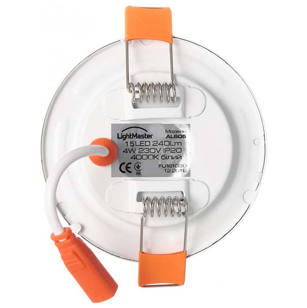 Светильник точечный LightMaster 4 Вт 4000 К белый AL605 4W 4000K 