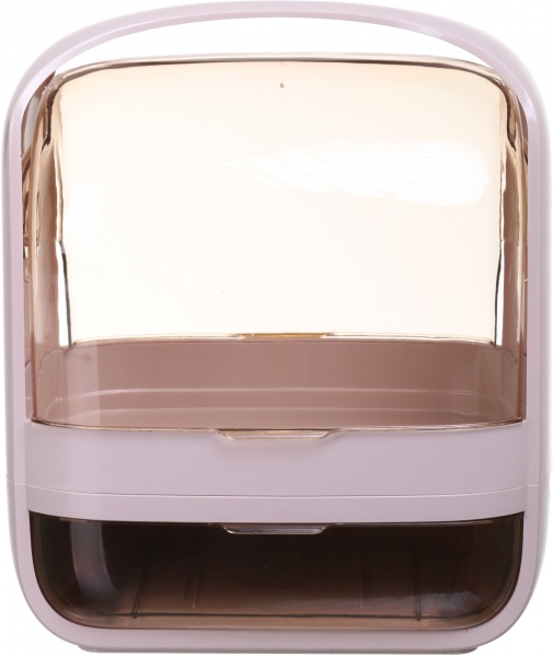 Органайзер для косметики з однією шухлядою 31х19х27 см прозорий 