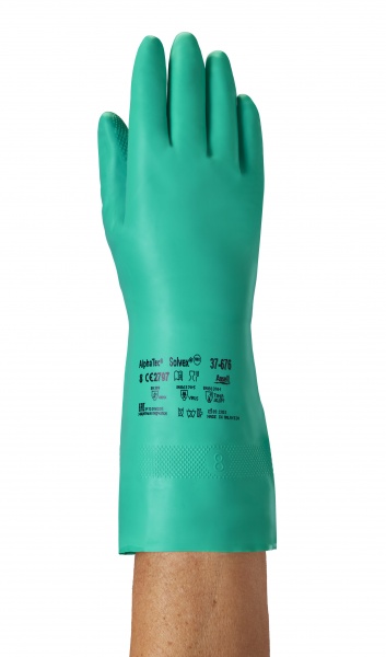 Перчатки Ansell AlphaTec Solvex с покрытием нитрил L (9) 37-676-9