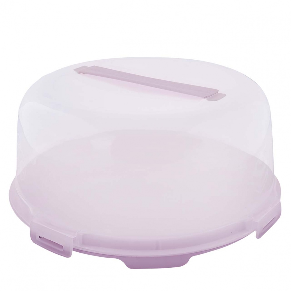 Тортовница Алеана 34х15 см круглая фрезия