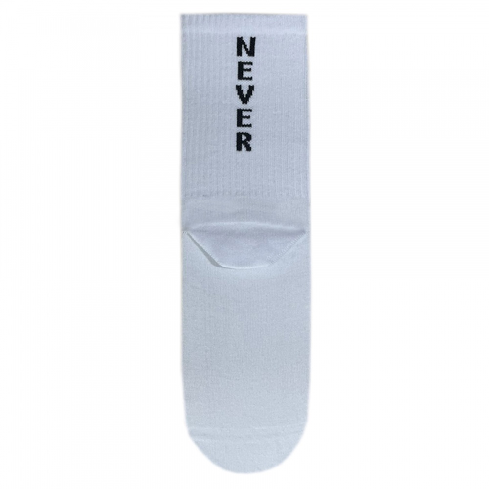 Шкарпетки чоловічі Premier Socks з написом NEVER ALONE р.25 білий