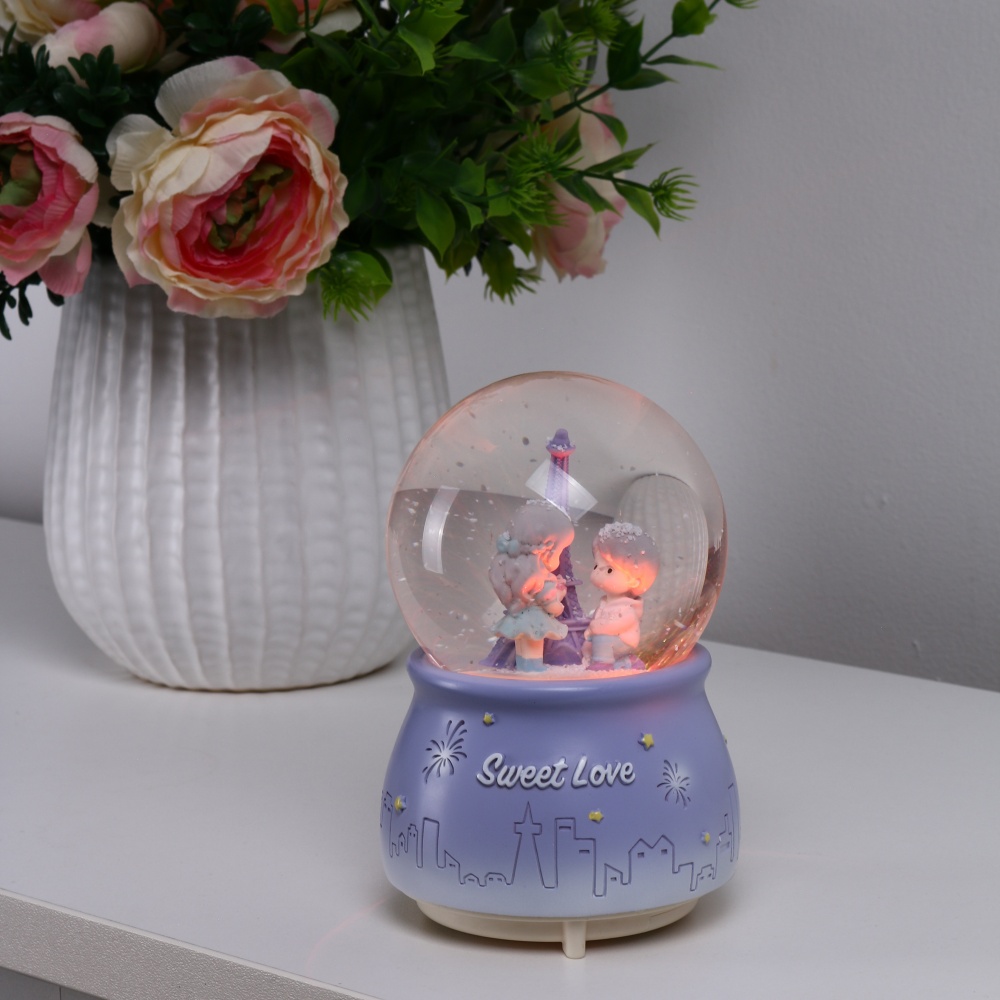 Куля сніжна JM2302C Sweet Love Paris в асортименті