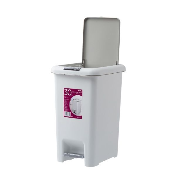 Ведро MVM BIN-01 серый 30 л серый BIN-01 30L Grey