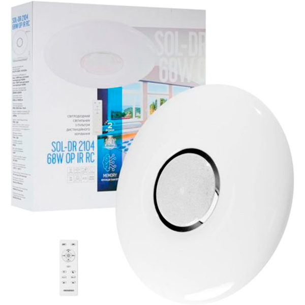 Светильник светодиодный Светкомплект SOL-DR 2104 68W OP IR RC с пультом д/у