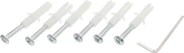 Карниз Gardinia Ally подвійний набірний d19 мм 160 см матове срібло 