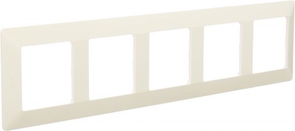 Рамка пятиместная Legrand Life универсальная кремовый 754045