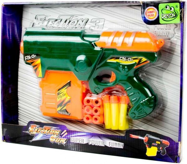 Игровой набор Deex DSS11008 пистолет + 12 мягких пуль DSS11008