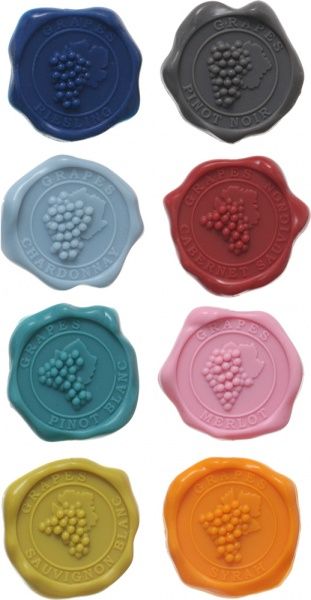 Ідентифікатори для келихів Glass Markers Classic 8 шт. 1886461 Vacu Vin