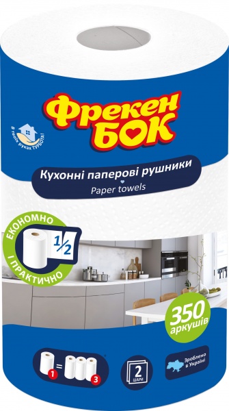 Бумажные полотенца Фрекен Бок 350 листов двухслойная