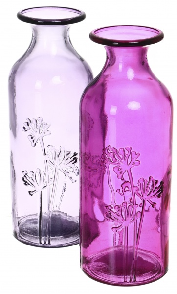 Ваза стеклянная San Miguel Jardin 19 см мальва 