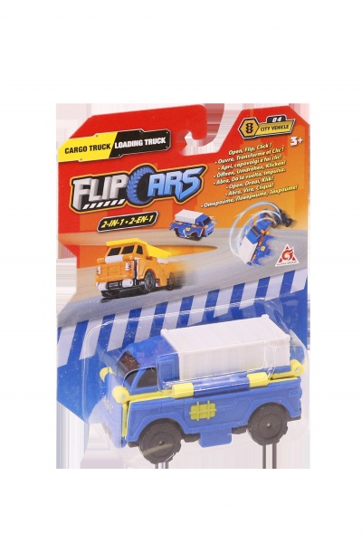 Машинка-трансформер Flip Cars Вантажівка та навантажувач EU463875-12