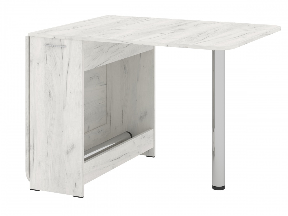 Стол-книжка Пехотин 360х820х750 дуб крафт белый/дуб крафт белый