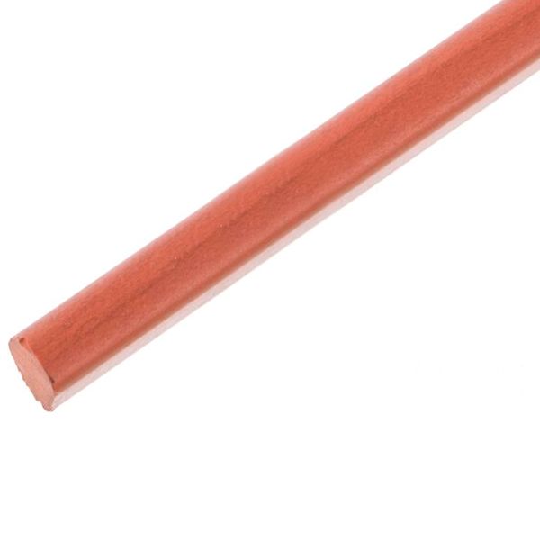 Штапик ПВХ радиальный ОМиС декоративный 14х14х2750 мм ольха красная