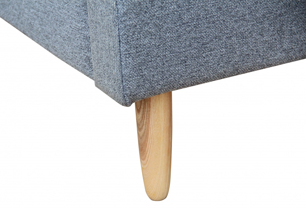 Ліжко Берегиня Аврора 160x200 см бежевий/сірий