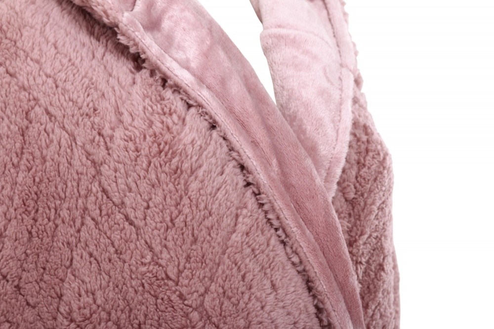 Халат женский La Nuit с капюшоном Medina р. L розовый