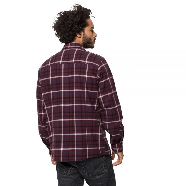Сорочка Jack Wolfskin FRASER ISLAND SHIRT 1402522-7807 р. S бордовий