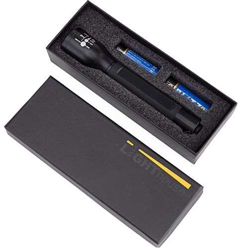 Фонарик Lighthouse, Bond черный