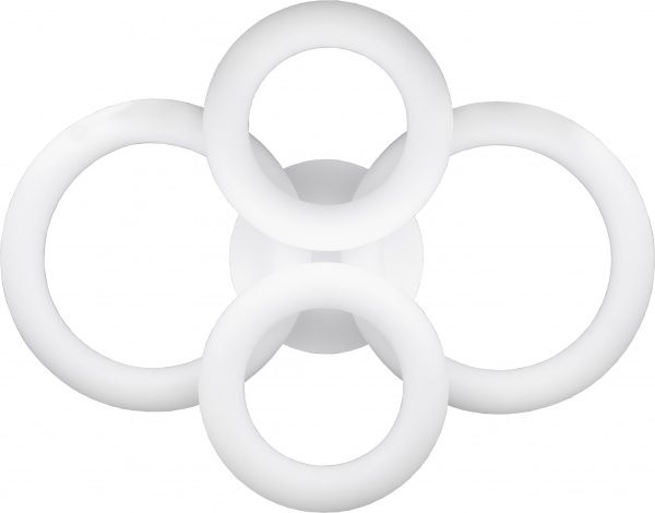 Люстра светодиодная Hopfen Gravitation 4R-NK 134W с пультом ДУ (Plexiglas) 134 Вт белый 