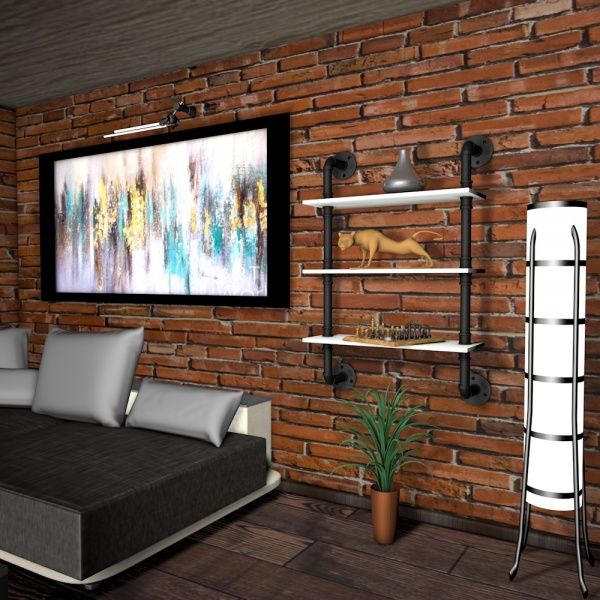 Комплект полок DC Макон-3 700x250 мм нимфея альба 