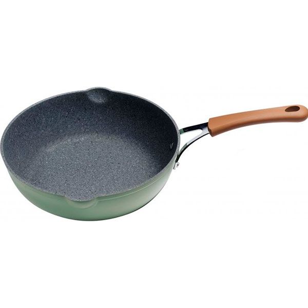 Сковорода з кришкою Kohen Bio Green Deep 28 см