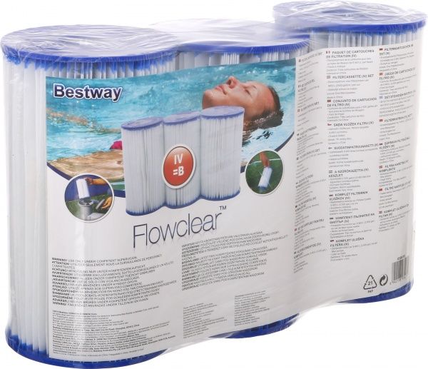 Набор картриджей Bestway для насоса с фильтром (IV) 3 шт. 58418