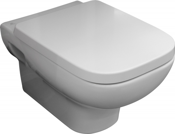 Унитаз подвесной Ideal Standard I.Life Square Rimless T471701 с сиденьем T453001