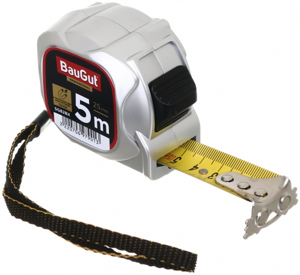 Рулетка BauGut с магнитами 5G82BX 5 м x 25 мм