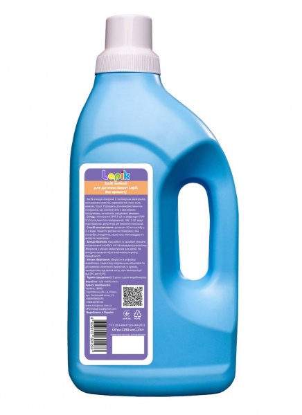 Засіб Lapik для миття різних поверхонь дитячих кімнат без аромату 1,25 л