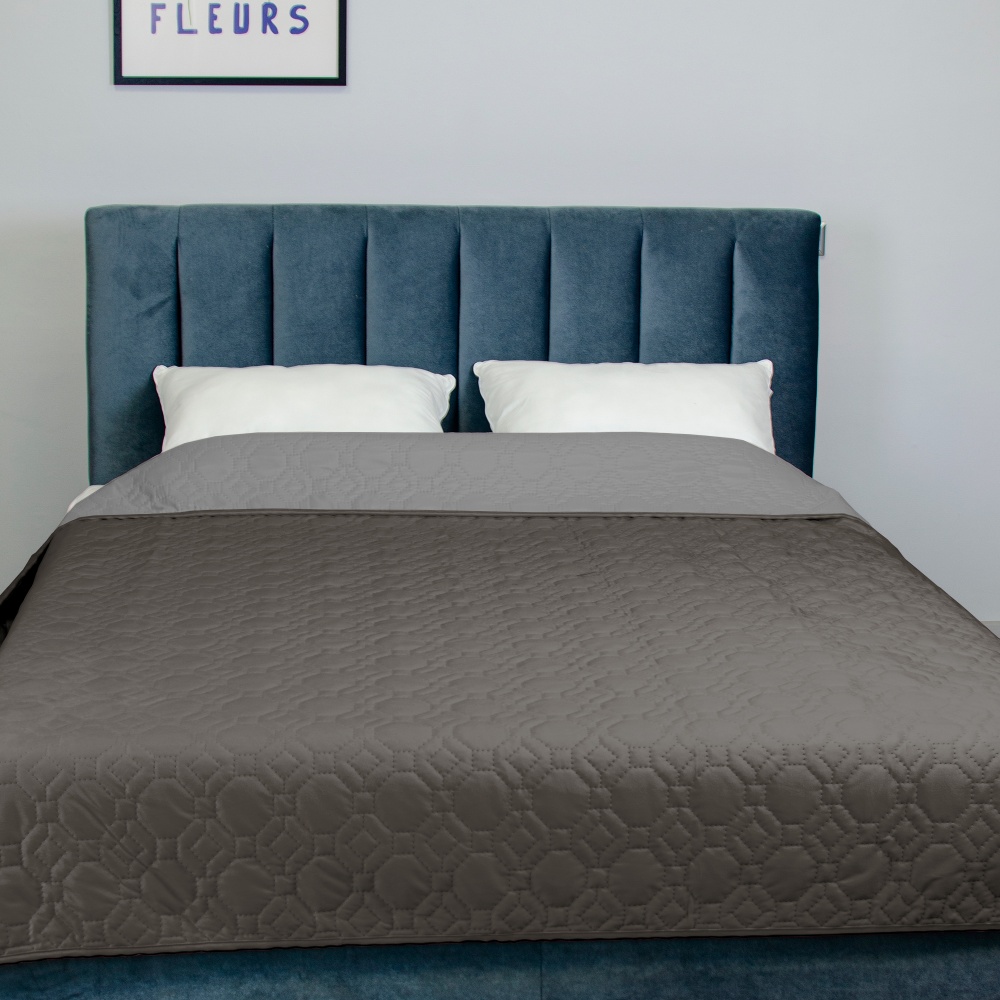 Покривало декоративне Parquet 160x220 см La Nuit мокко