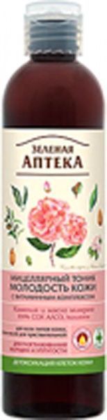 Мицеллярный тоник Зеленая аптека Молодость кожи 250 мл