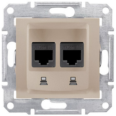 Розетка Sedna SDN4400168 титан