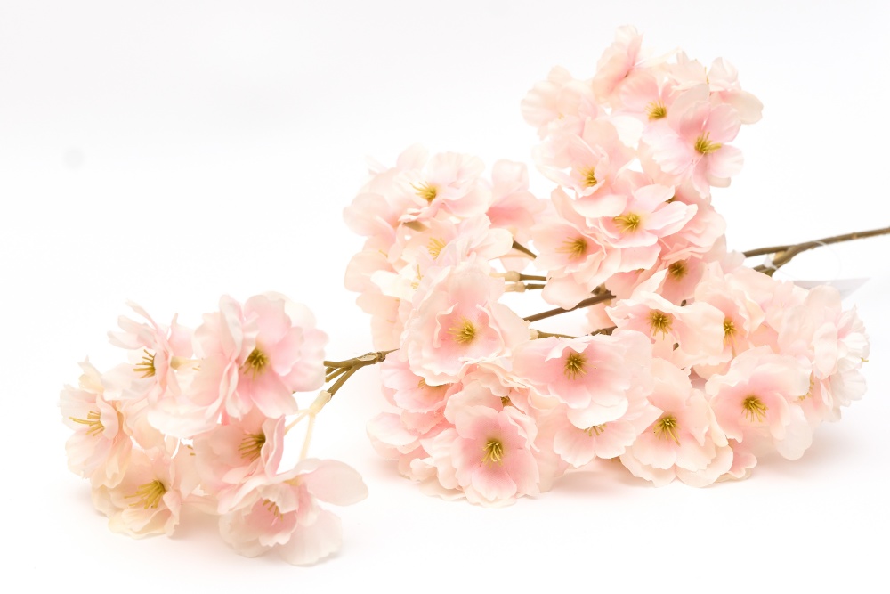 Гілочка декоративна Вишня 64 см рожева Девілон