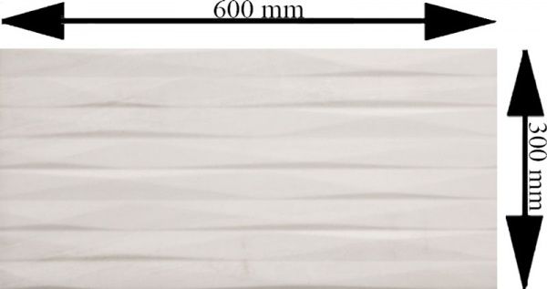 Плитка Cersanit Луіза крем структурна 30x60 