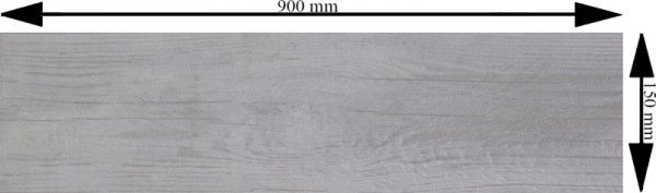 Плитка Zeus Ceramica Legno bianco ZZXLV1R 15x90 (48,6) 