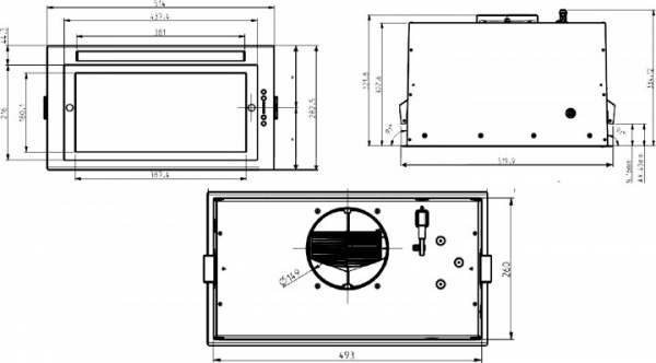 Вытяжка Elica LANE WH/A/52