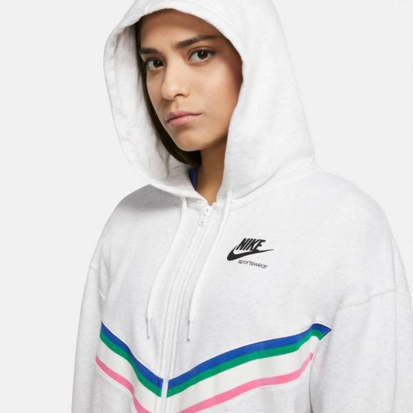 Джемпер Nike W NSW HRTG FZ FLC CU5902-051 р. S белый