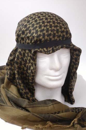 Пов'язка Mil-Tec Шемаг [1266]Olive /black (12610000) one size 