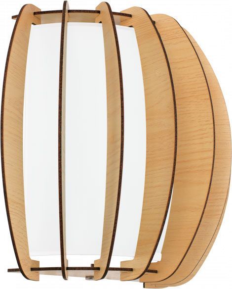 Світильник підвісний Eglo STELLATO 1 1x60 Вт E27 клен/білий 95599 