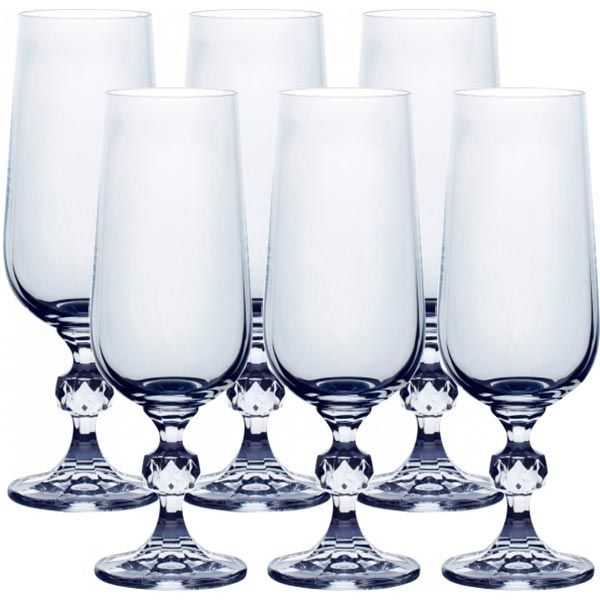 Набір келихів Bohemia Claudia 40149/180 180 мл 6 шт