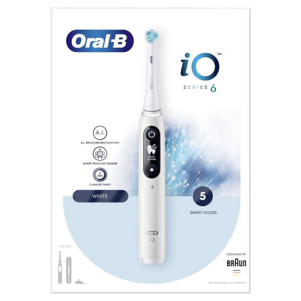 Электрическая зубная щетка Oral-B iO Серія 6 белая