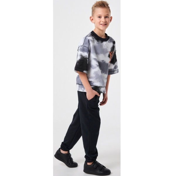 Штани для хлопчиків Smil 115518 р.140 чорний 