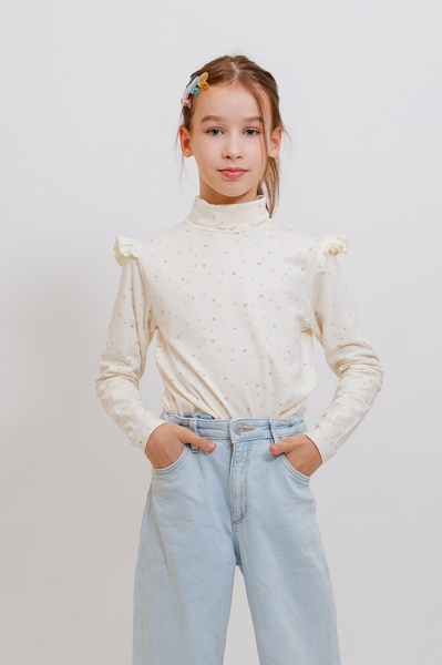 Водолазка для девочки KOSTA р.146 молочный 2521-3 