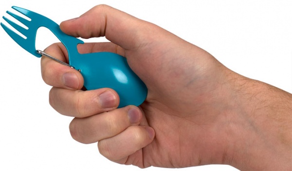 Ложка-виделка Kershaw Ration бірюзова