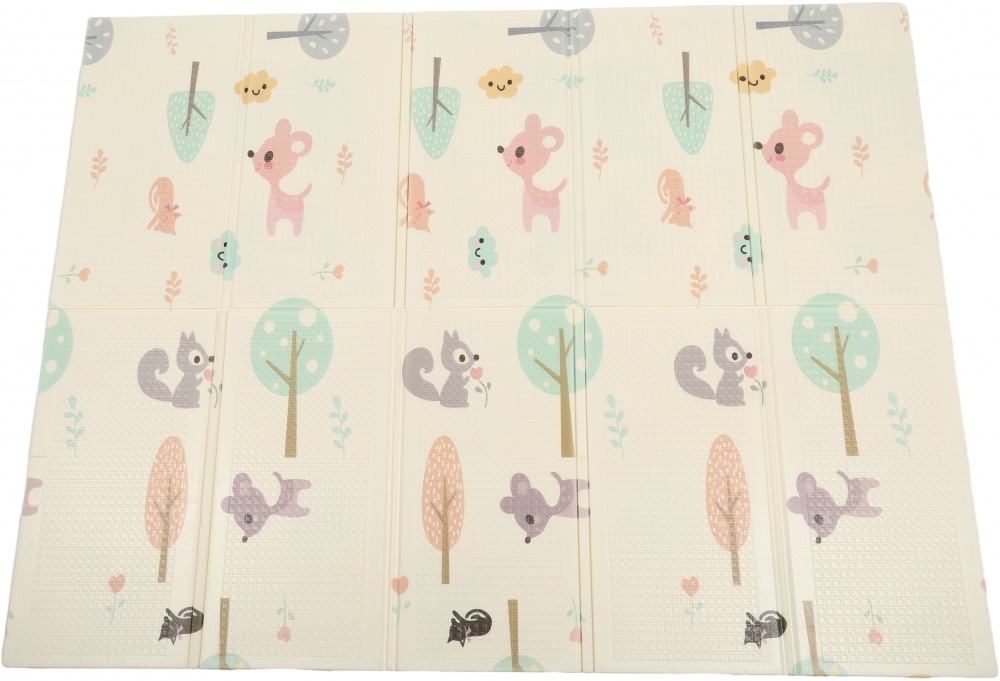 Ігровий килимок Bambinelli двосторонній Panda 150x200х1 см в сумці